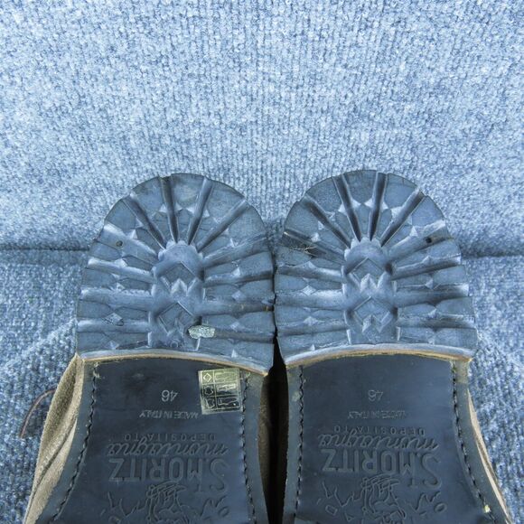 Officine Creative S. Moritz Entirely Hand Made Men Derby Size 46 Medium Brown - Picture 8 of 9